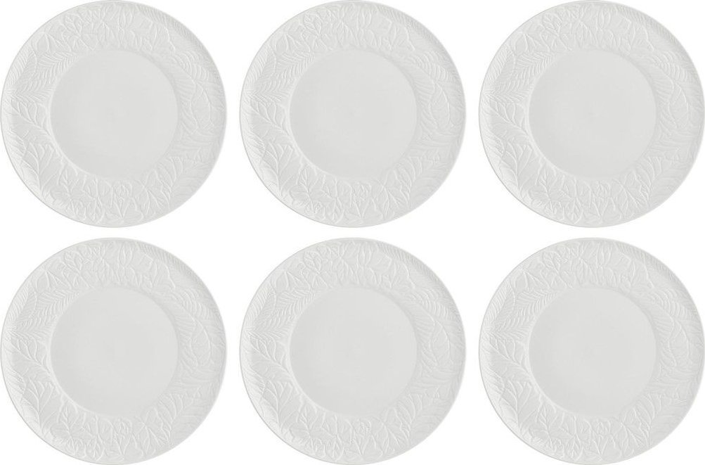 NPC Polska La Porcellana Bianca Zestaw 6 talerzy obiadowych Bosco 26 cm biały