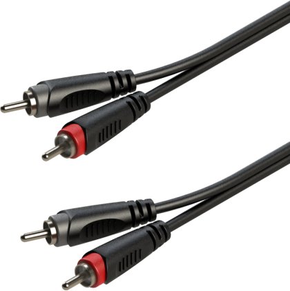 Kabel audio 2 x Wtyk RCA / 2 x Wtyk RCA 6m Roxtone SACC130L6