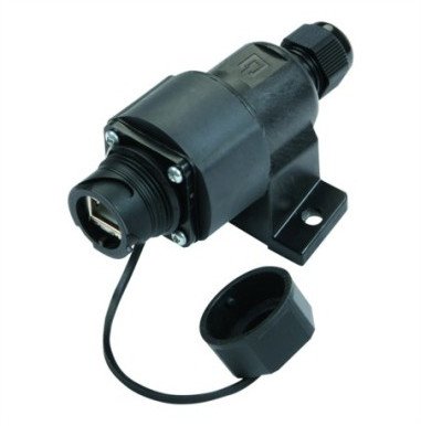 Puszka natynkowa TELEGRTNER STX V1, moduł RJ45 B kat. 6A (ISO/IEC)