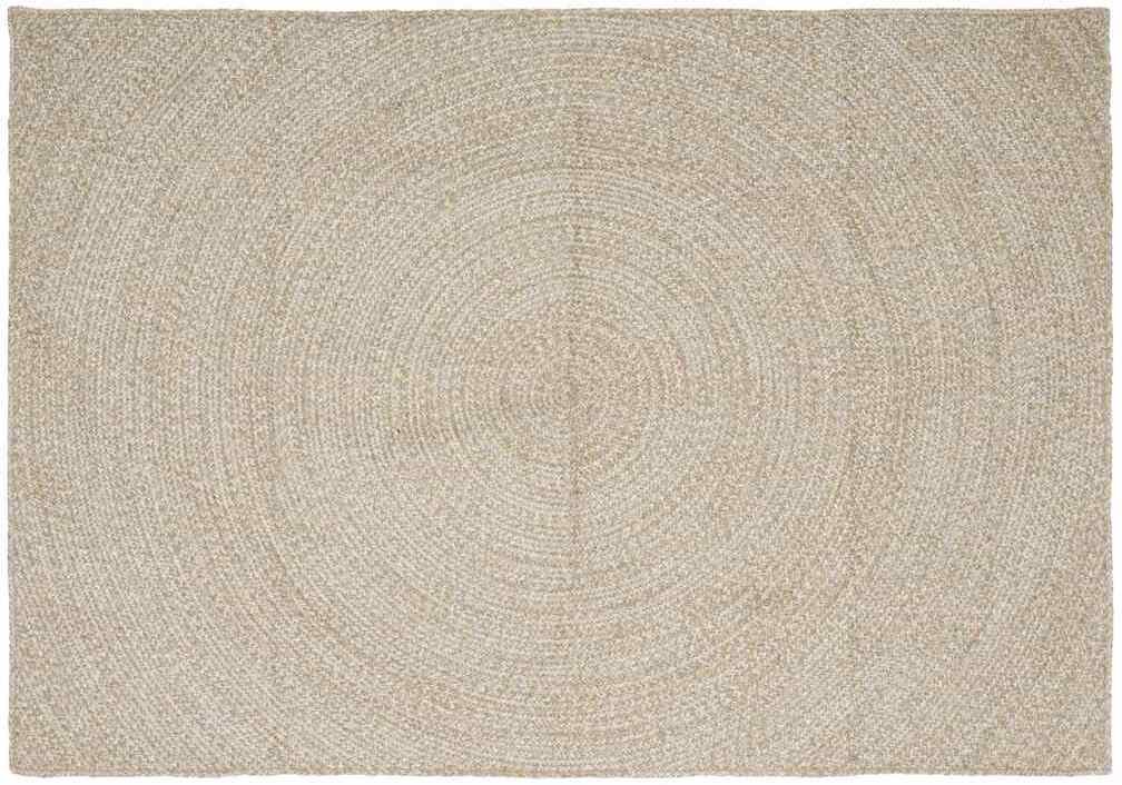vidaXL Dywan Naturalny i biały 240 x 340 cm Juta