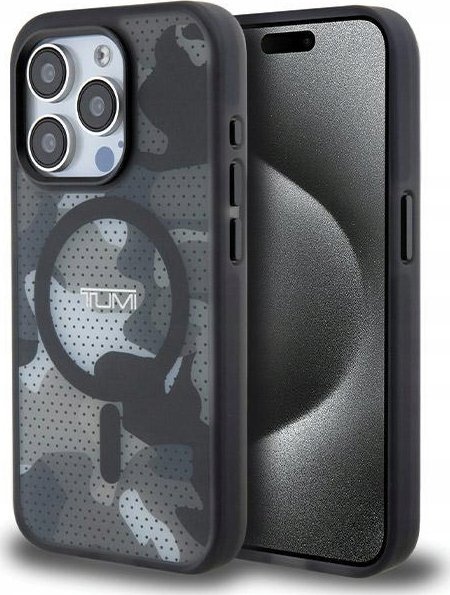 Tumi TUHMP15XTCAMK iPhone 15 Pro Max 6.7" black/black hardcase Frosted Camo Print MagSafe