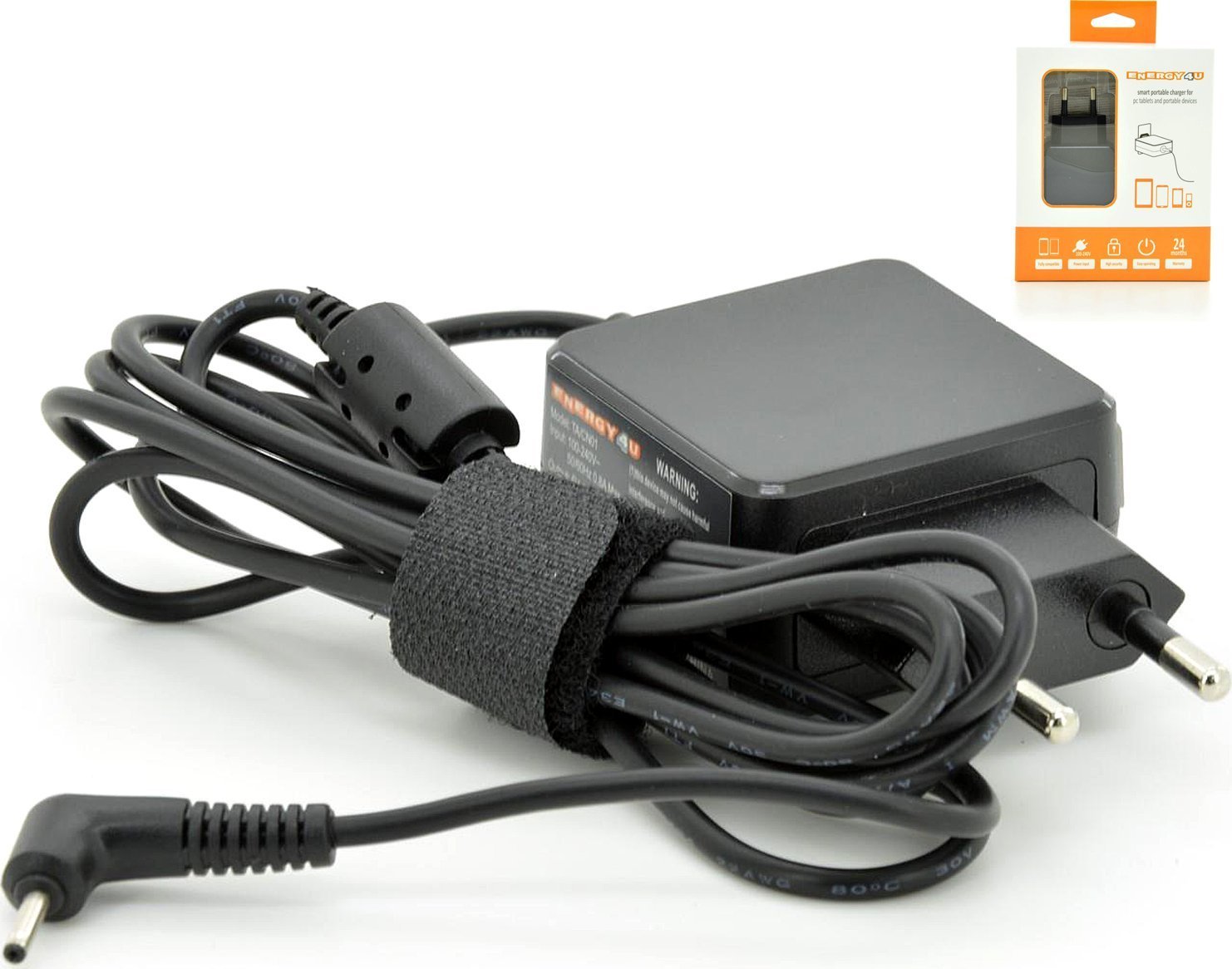 Ładowarka Energy4U Energy4U TA/CN01 5V / 2A (2.5x0.7mm) 10W, zasilacz do Ainol, GoClever, Kiano, Lenovo, Manta, Tracer, Yarvik