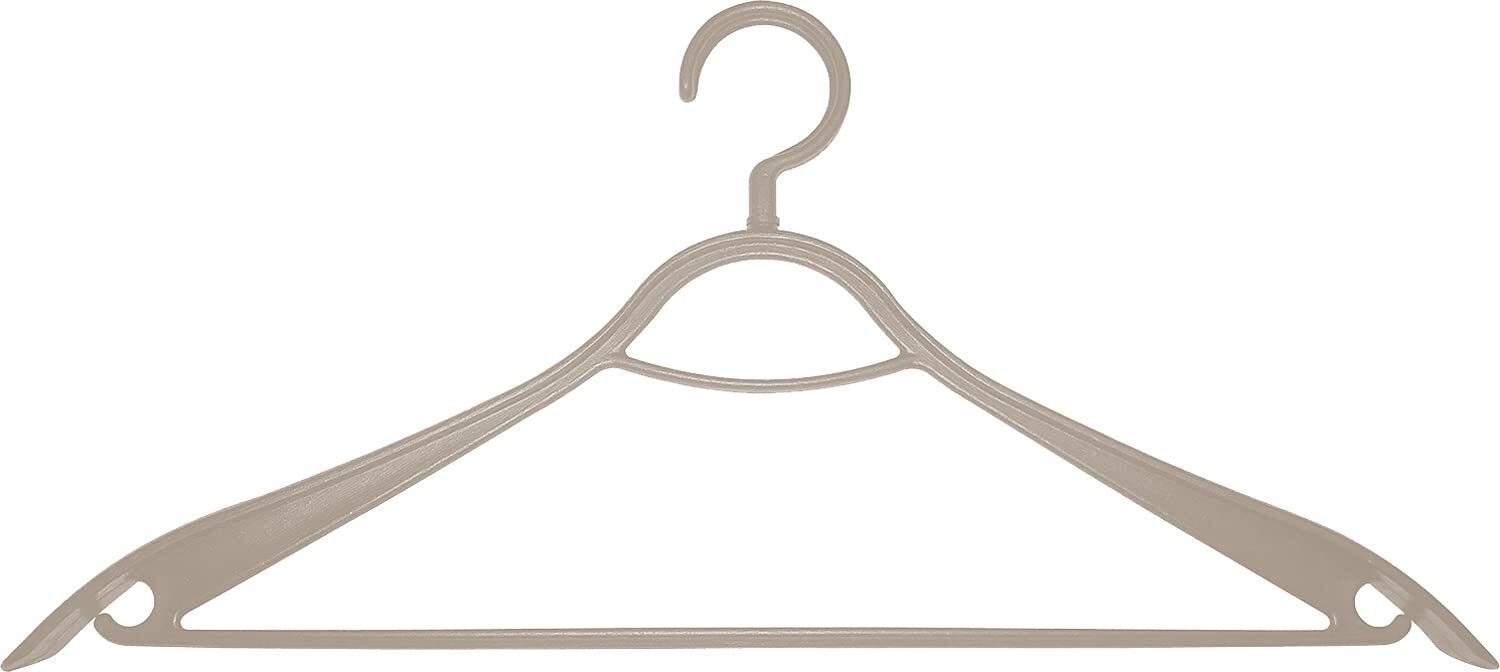 Drebju pakaramie 2gab. plastmasas Eco Wood Collection 43cm asorti gaisi peleki/besi/melni 8004226010029