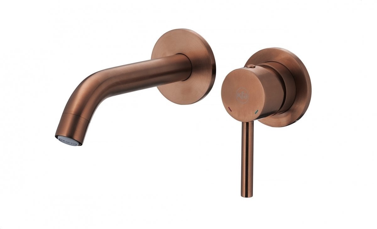 5039-810-34 / KFA / MOZA / BATERIA UMYWALKOWA PODTYNKOWA, BRUSHED ROSE GOLD PVD