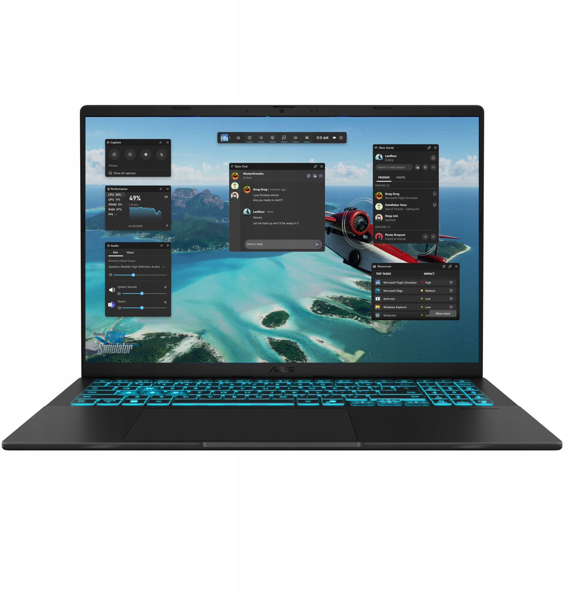 Laptop ASUS V16 V3607VM-RP016W Core 5 210H 16" WUXGA 144Hz 16GB 512SSD RTX5060 DLSS 4 W11