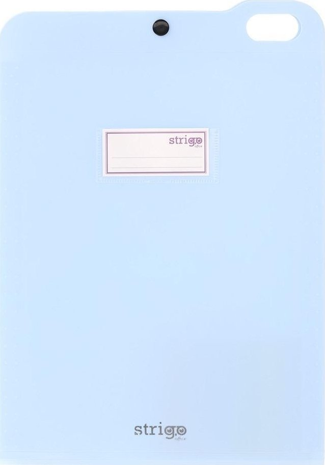 Teczka Vfile A4 z 5 przekładkami błękitna STRIGO