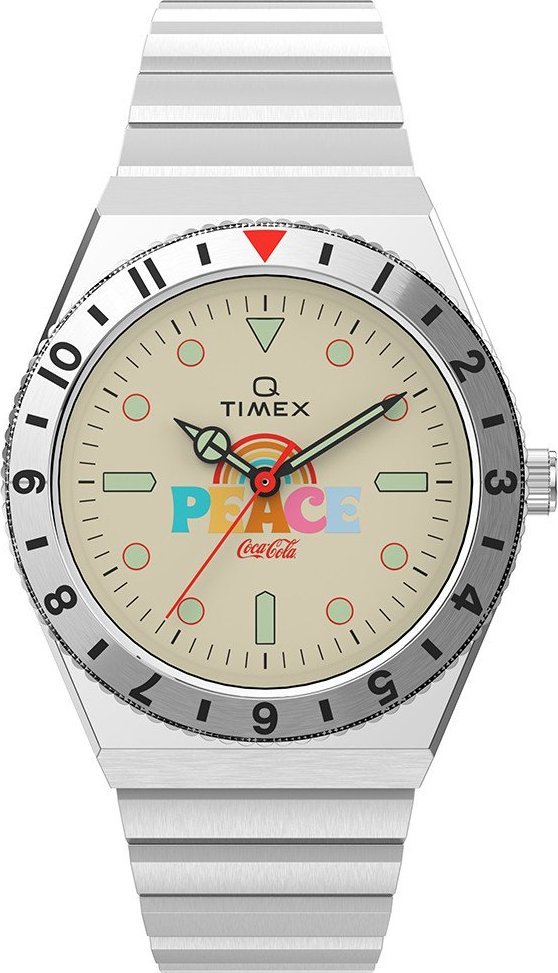 Zegarek Timex Zegarek damski Timex TW2V25800 srebrny