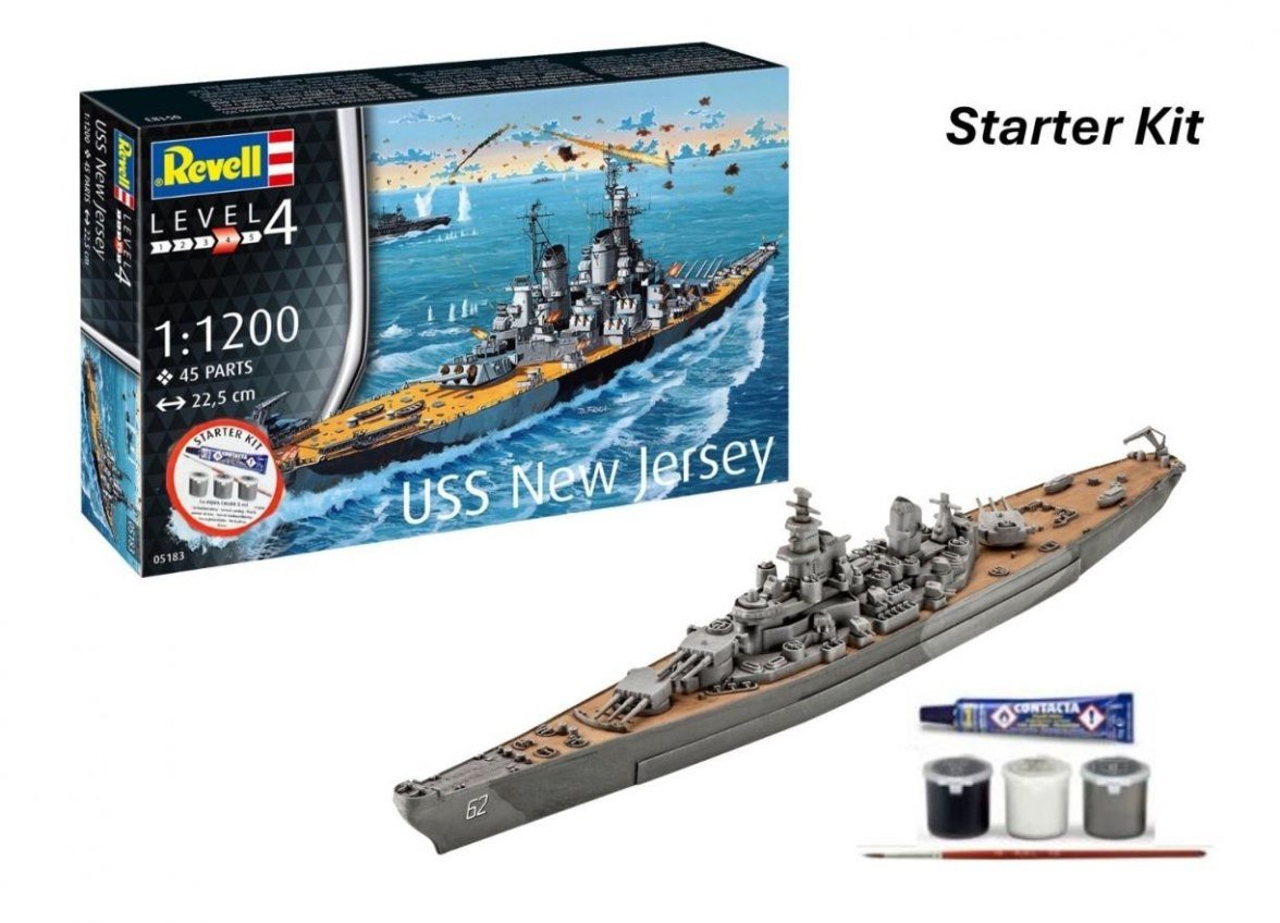 Revell Starter Kit - Battleship USS New Jersey