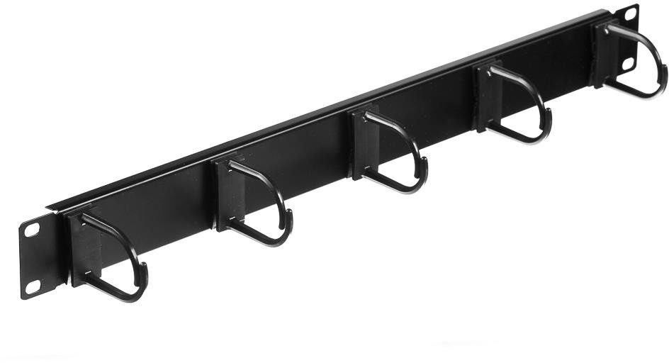 NetRack Organizator kabli 19”/1U Czarny (119-001-010-002)