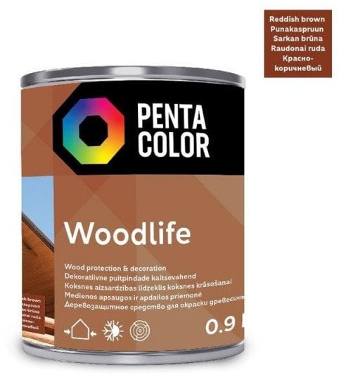 IMPREGNATOR WOODLIFE REDDISH BROWN 0,9L