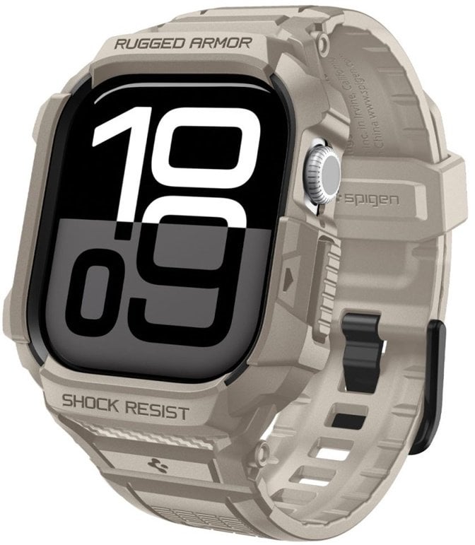 SPIGEN RUGGED ARMOR ”PRO” V2 APPLE WATCH 10 / 11 (46 MM) DUNE BEIGE