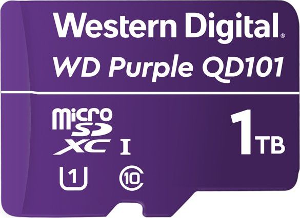 Karta WD Purple MicroSDXC 1 TB Class 10 UHS-I/U1 (WDD100T1P0C)