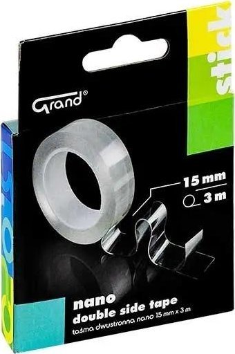 Taśma dwustronna Nano 15mmx3m GRAND