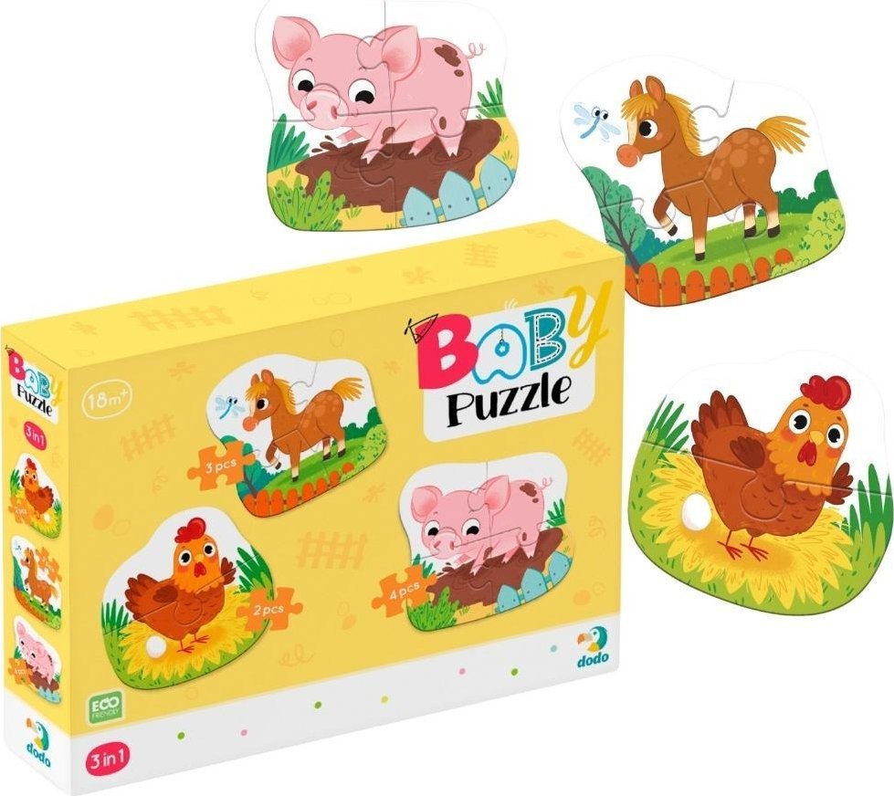 Puzzle 3w1 Dzień na farmie
