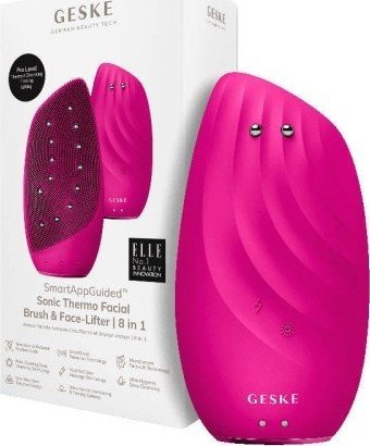 Geske Soniczna szczoteczka termiczna & lifting do twarzy 8w1 Geske z Aplikacją (magenta)