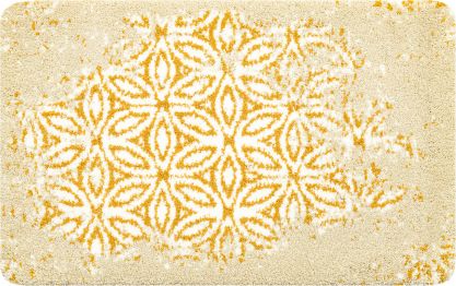 Dywany Łuszczów Dywanik łazienkowy 80x50cm żółty (KPL203)