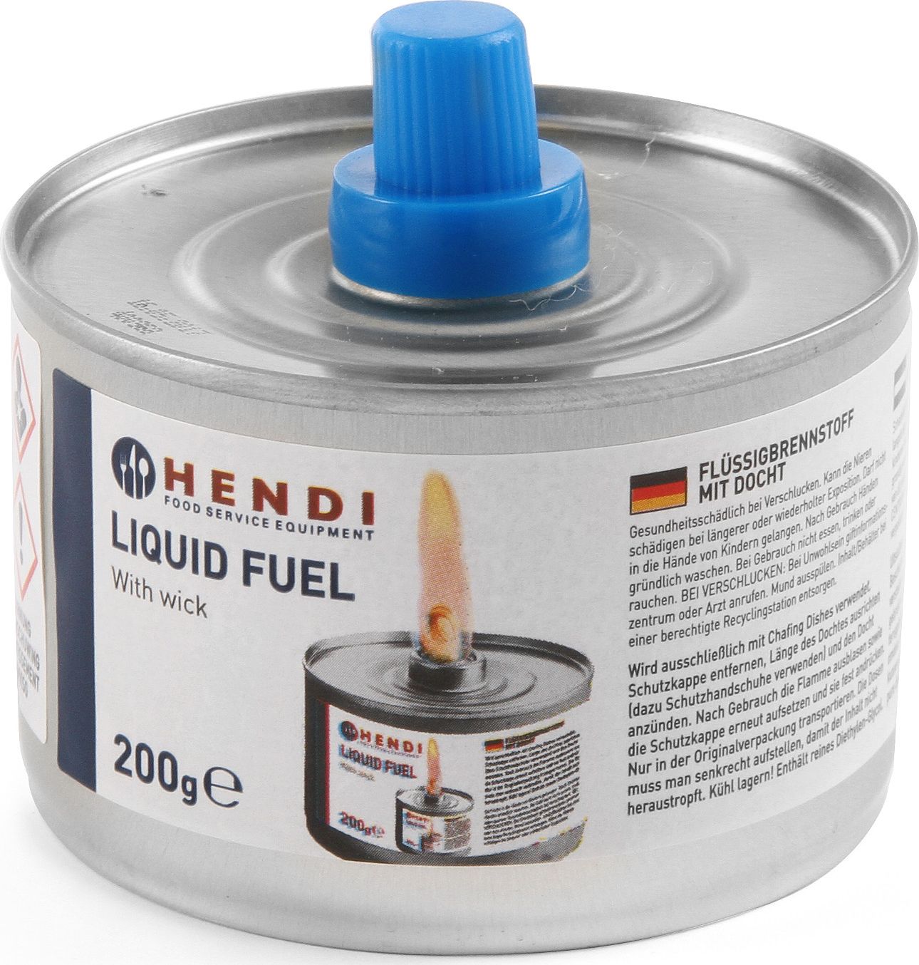 Hendi Paliwo pasta do podgrzewacza do żywności puszka z knotem 200ml zestaw 24szt. - Hendi 193686 Paliwo pasta do podgrzewacza do żywności puszka z kn