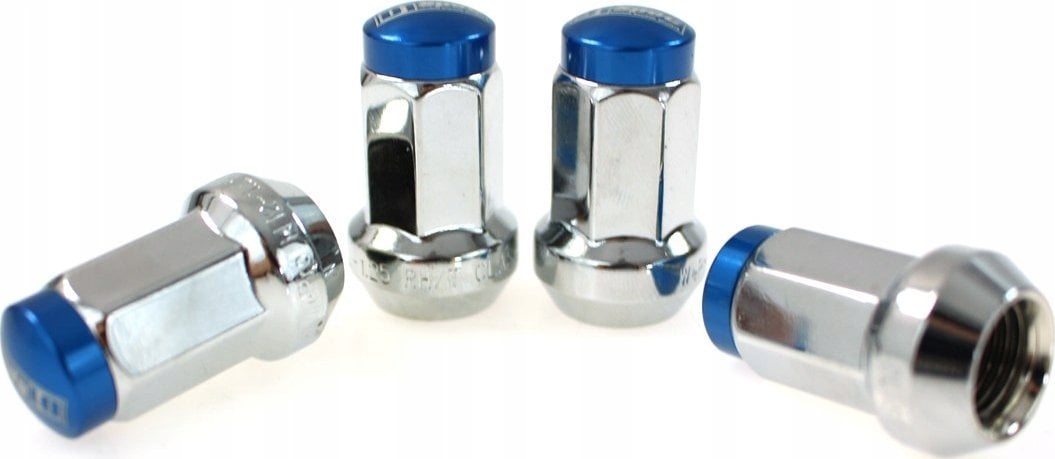 D1Spec Kute nakrętki D1Spec Stal 12x1,5 Srebrne/Niebieskie