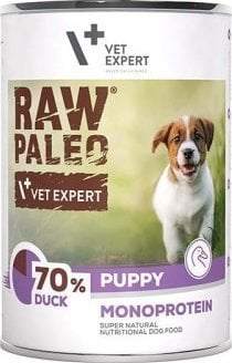 VetExpert VetExpert Raw Paleo Kaczka Puppy Can 400g