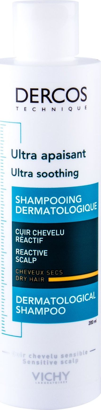 Vichy Vichy Dercos Ultra Soothing Dry Hair Szampon do włosów 200ml