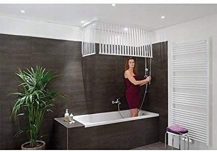 KLEINE WOLKE Duschrollo Zestaw 2 cz. rolet białe p