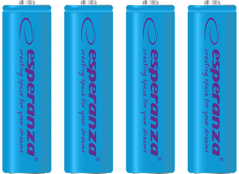 Esperanza Akumulator niebieskie AA / R6 2000mAh 4 szt.
