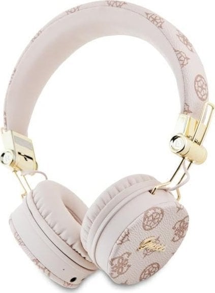 Słuchawki Guess Bluetooth ENC GUBH70EPOSMW Brown/Brown Peony Script Round Shape Headphones