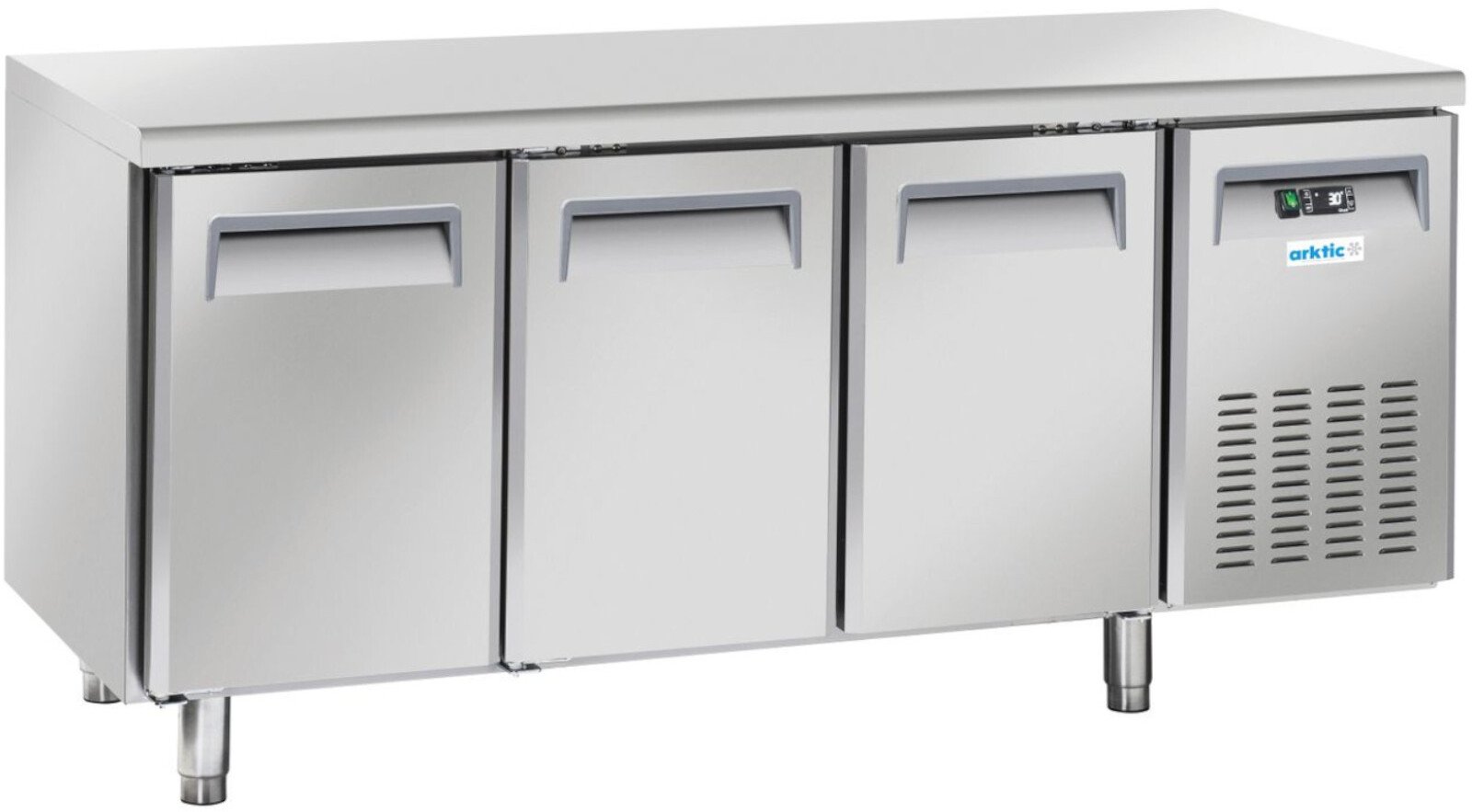 ARKTIC Stół mroźniczy 3-drzwiowy z agregatem bocznym GN 1/1 400 l 670 W