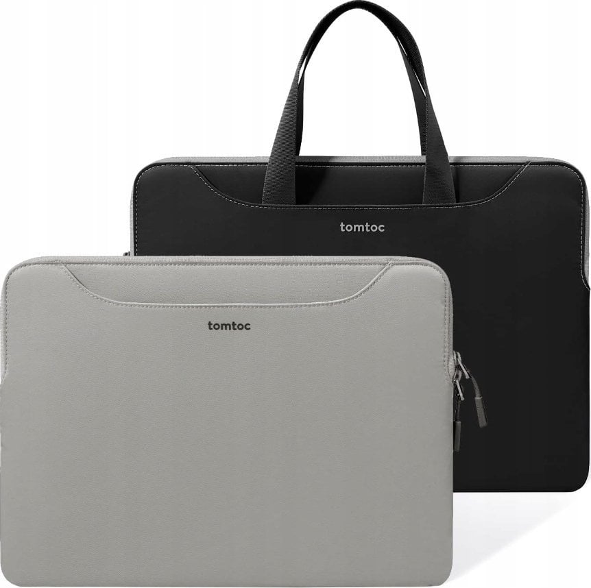 Torba Tomtoc tomtoc Light-A21 Dual-color Slim Laptop Handbag, 13,5 Inch - Gray