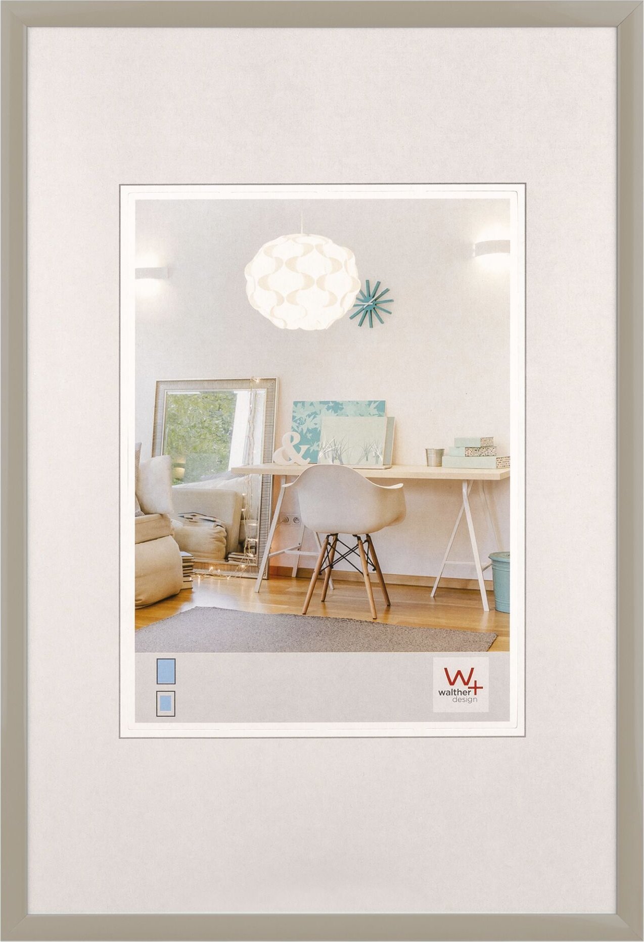 Ramka Walther New Lifestyle 21x29,7 grey KV130T