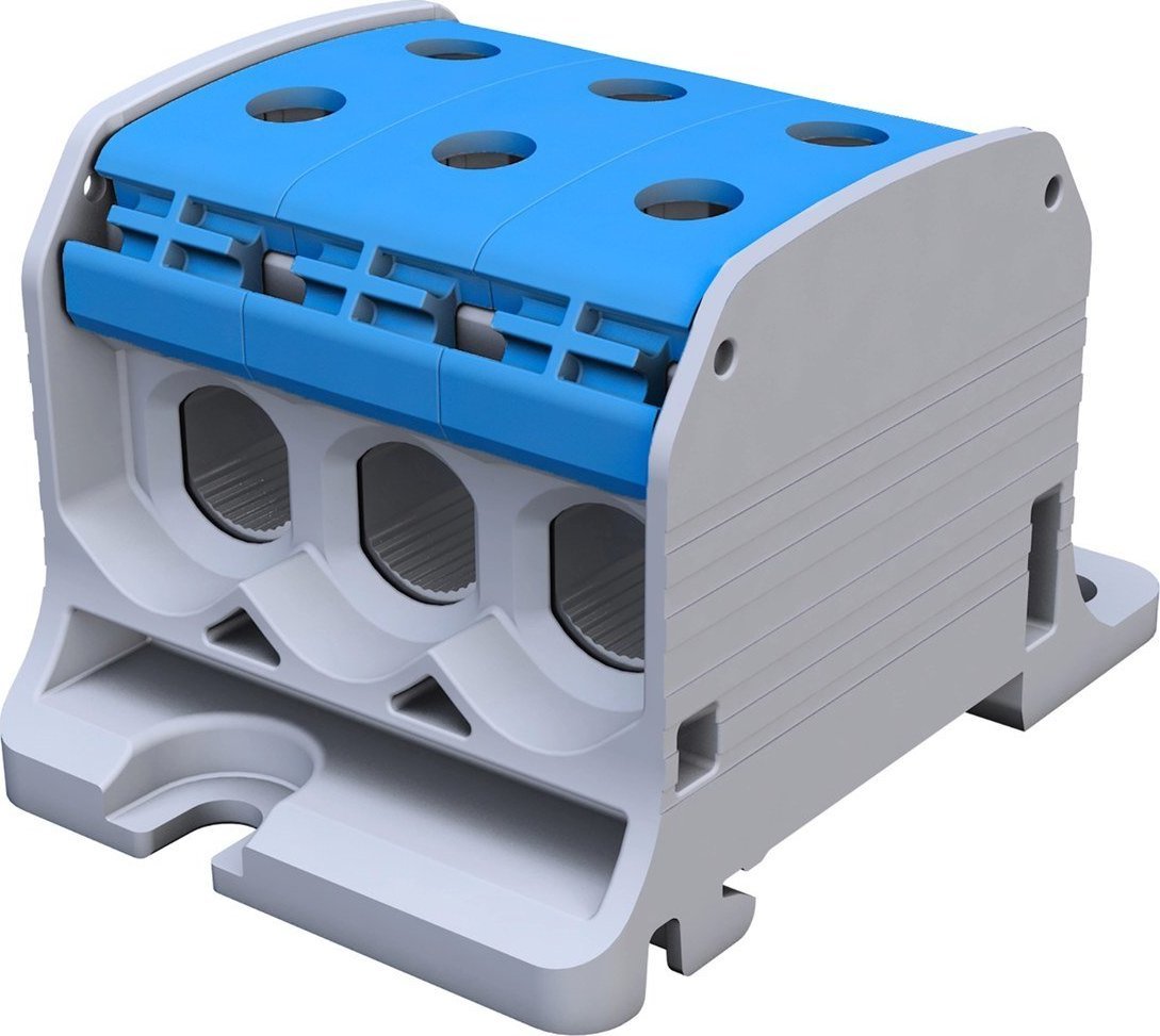 Simet STB 50-3 Złączka szynowa gwintowa Al/Cu 87360 SIMBLOCK niebieski