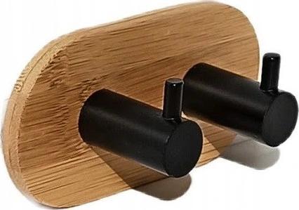 Bisk Wieszak okrągły samoprzylepny podwójny Umbra bambus