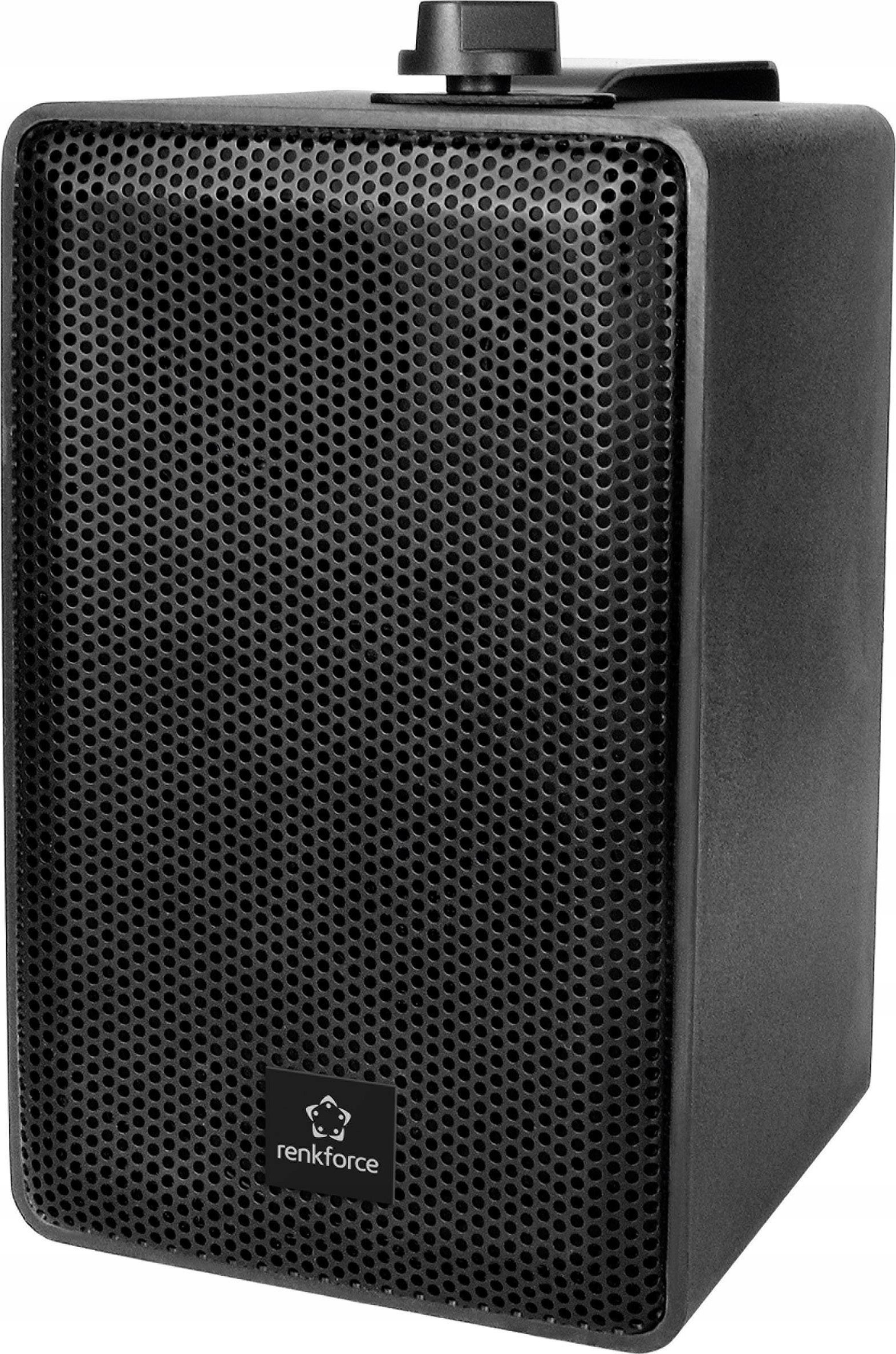 Reolhøjttaler Renkforce RL100W BK 100 W Sort 1 pair