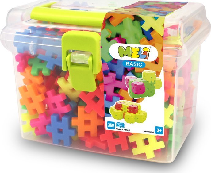 Klocki Meli Neon Travel Box 250 el.