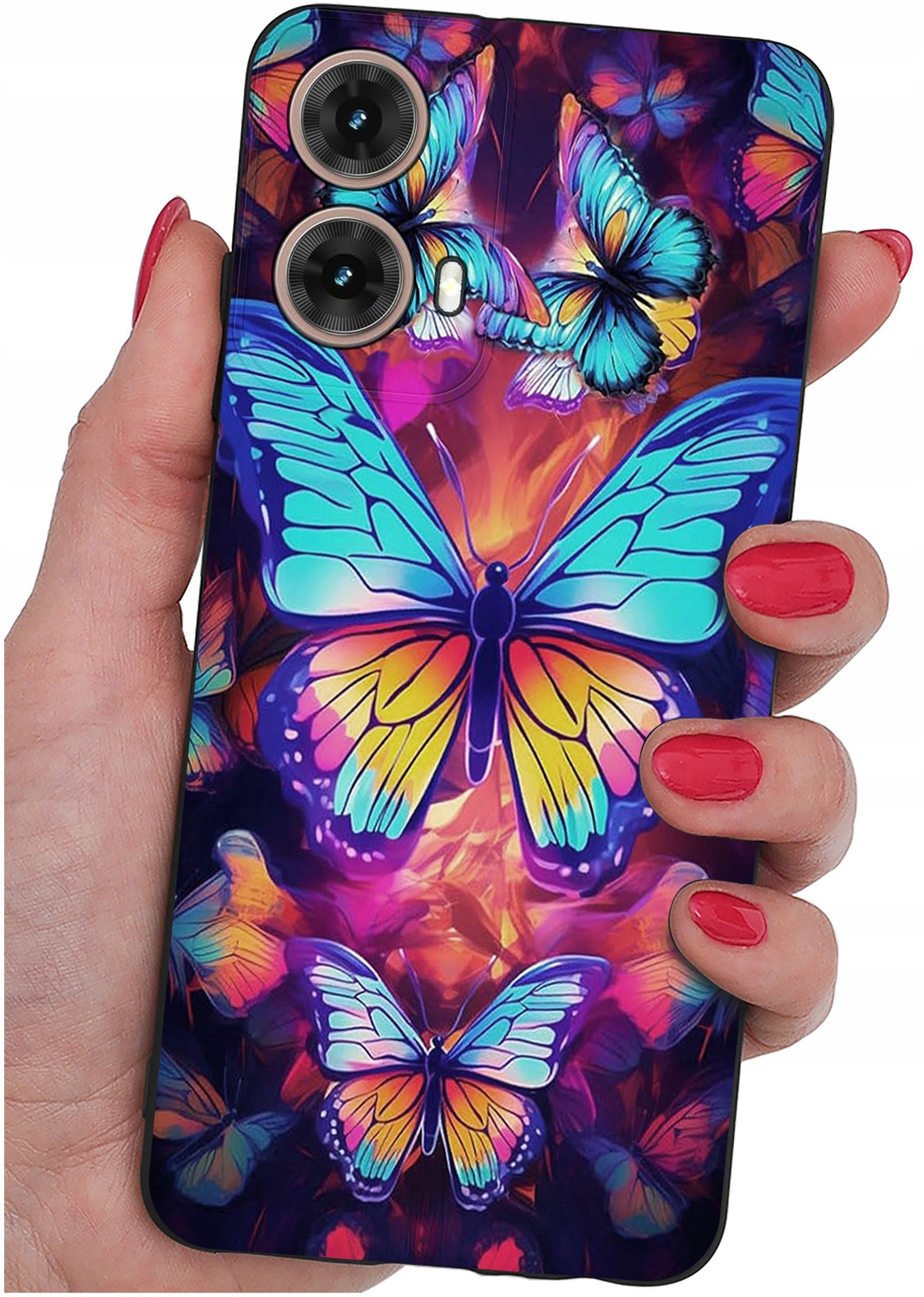 Etui do Motorola Moto G85 5G WZORY |SILIKONOWE MATT CASE