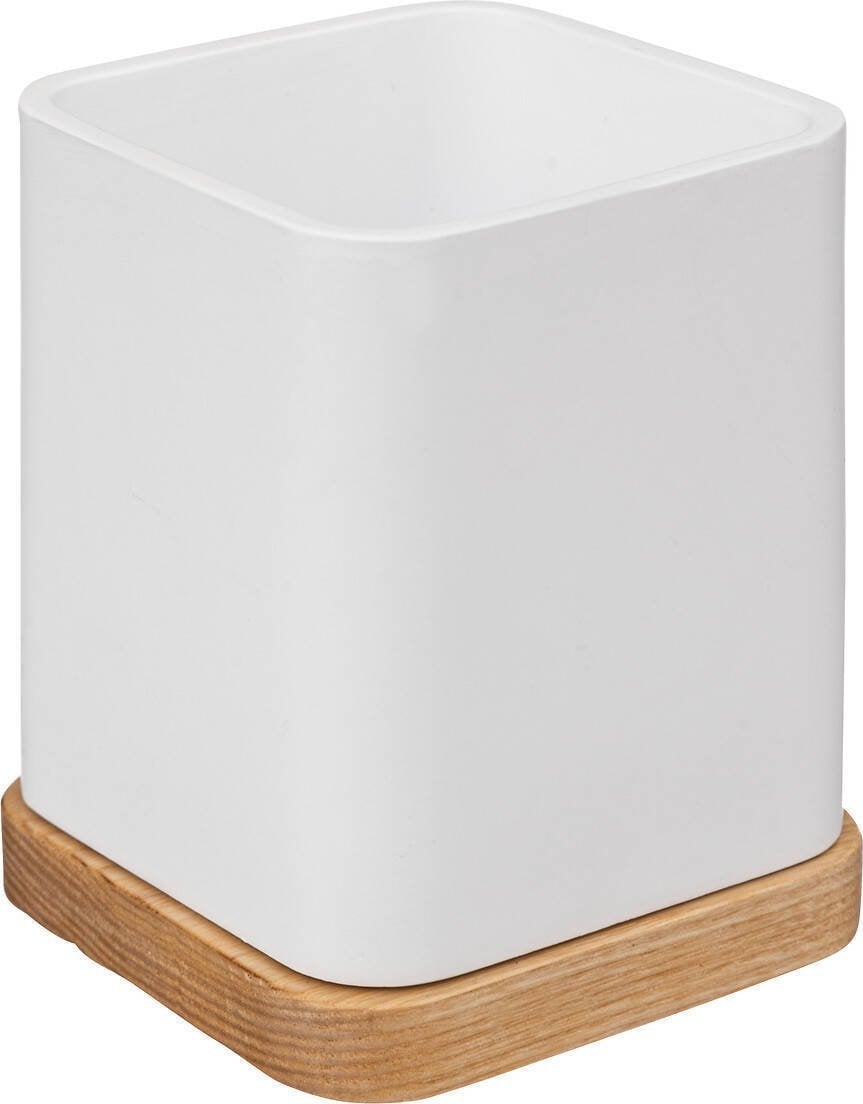 5five Pojemnik na szczoteczki do zębów NATUREO, bambusowa podstawa