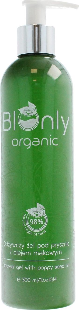 BIOnly Organic Odżywczy Żel pod prysznic z Olejem Makowym 300ml