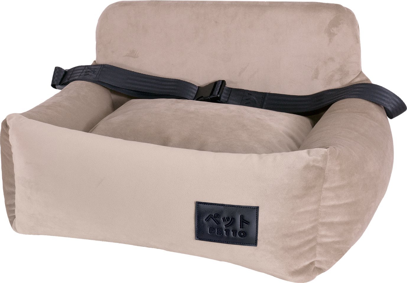 PETTO siedzisko samochodowe fotelik dla psa Oi beżowy single