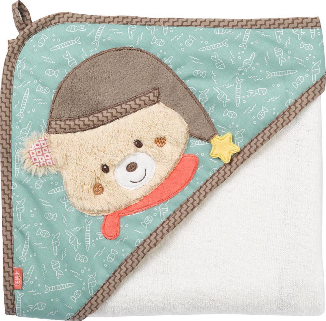 Fehn Ręcznik z kapturem, miś bruno, z kolekcji: bruno