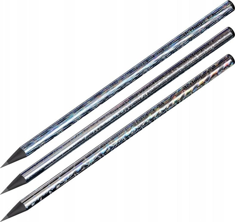 Berlingo Ołówek z czarnego drewna MIX