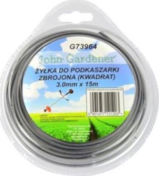 Geko Żyłka do podkaszarki zbrojona kwadratowa 3,0mm x 15m (G73964)