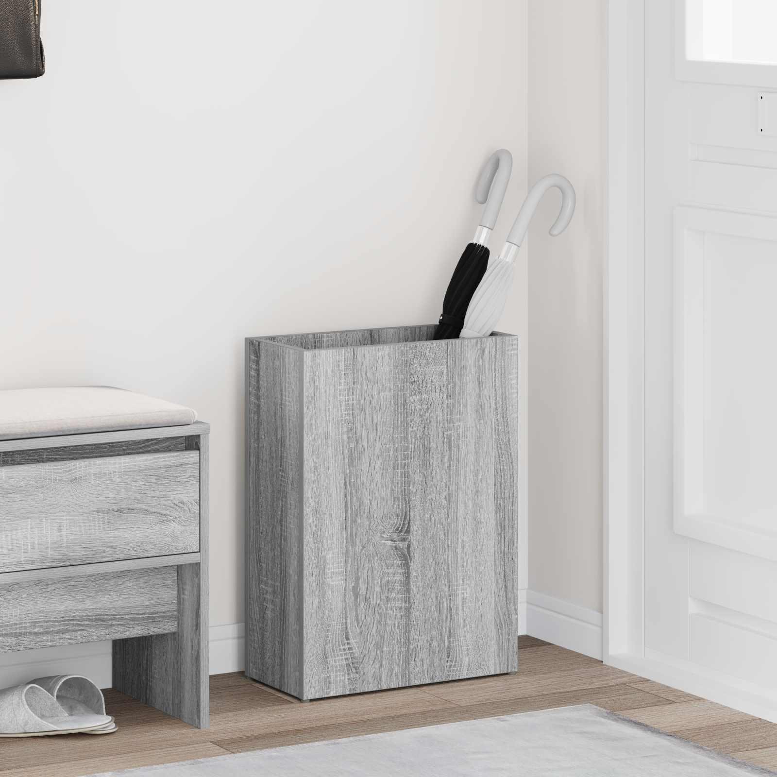 vidaXL Stojak na parasol Szary Sonoma 40 x 20 x 55,5 cm