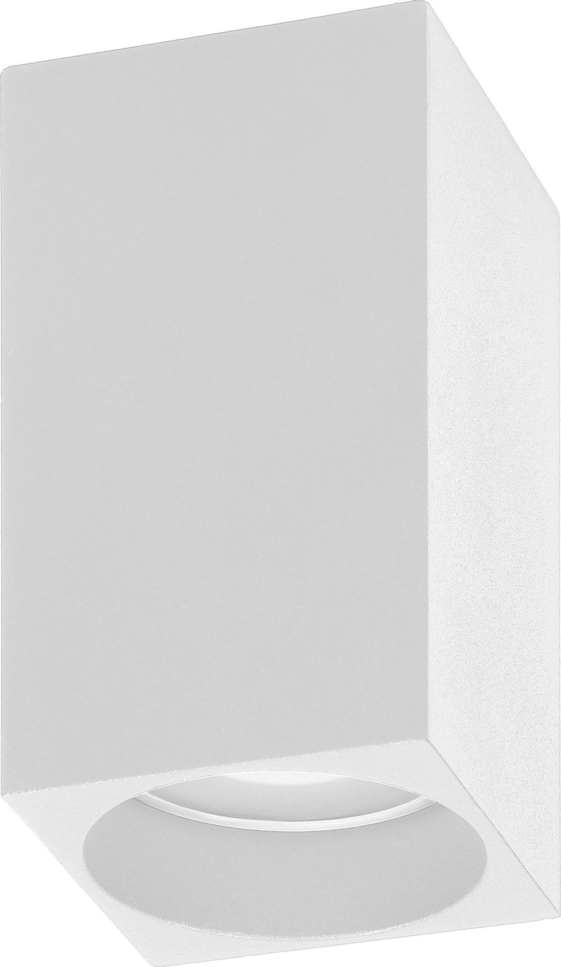 Lampa sufitowa Orno BARBRA DLS GU10 downlight max 50W, IP20, kwadrat, biały, aluminium