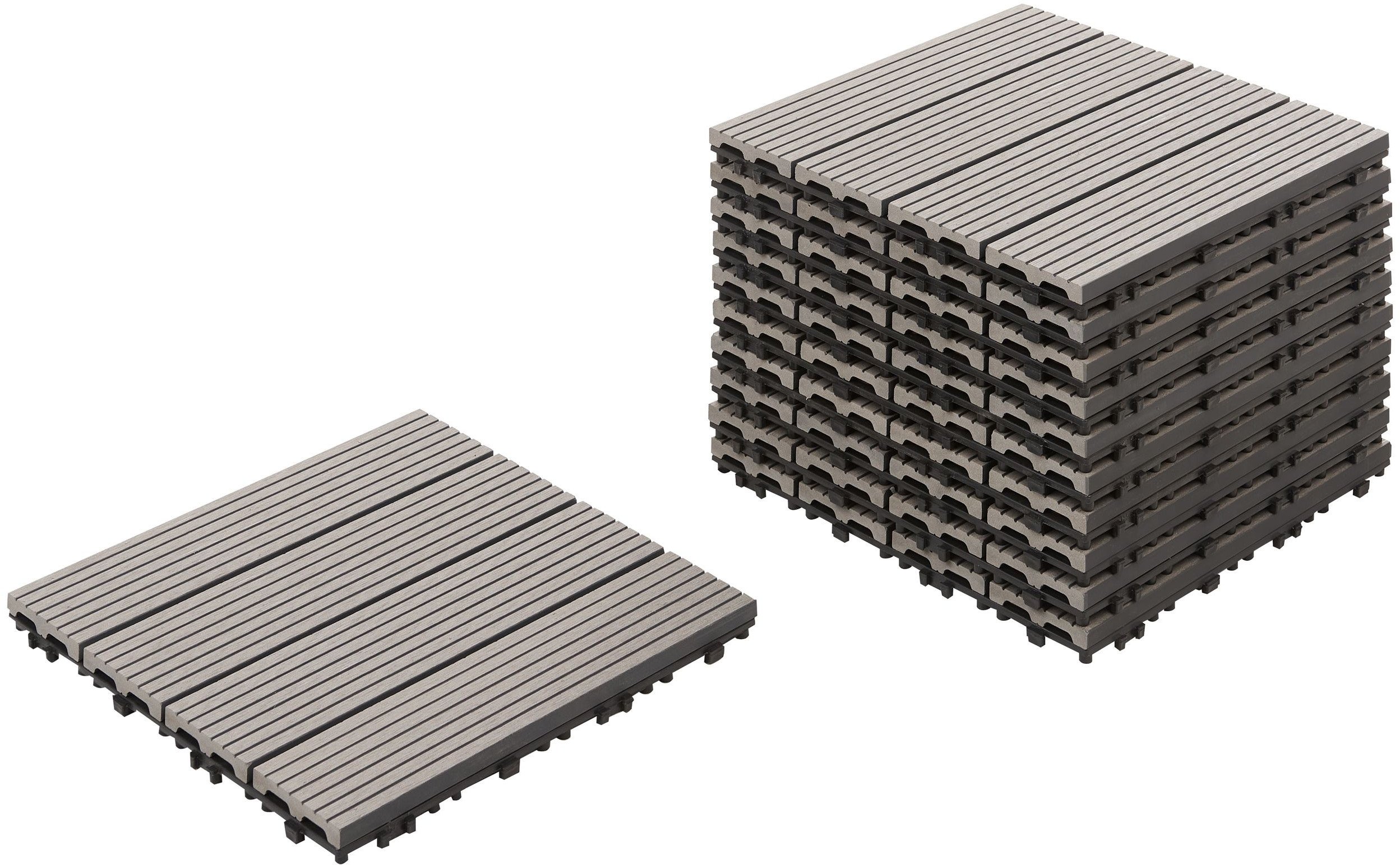 Płytki tarasowe ATELETA Kompozyt WPC Szary