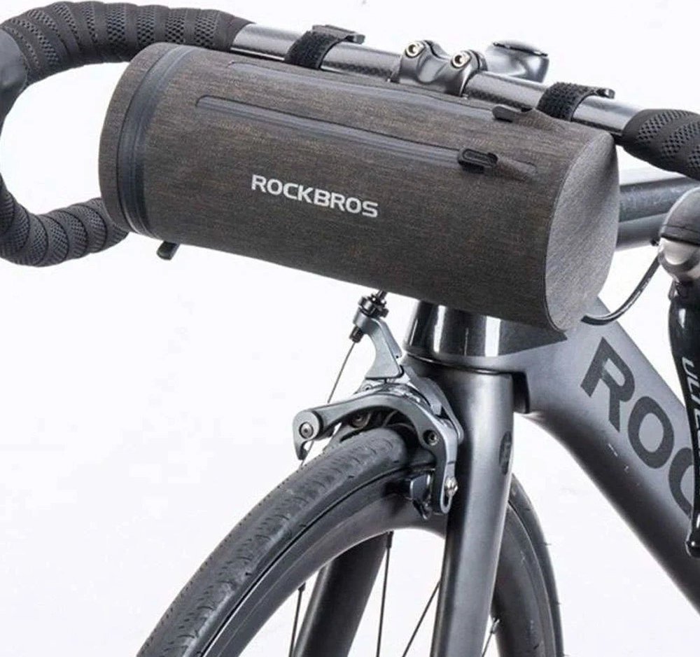RockBros Torba rowerowa Rockbros AS-051 wodoodporna na kierownicę - czarna