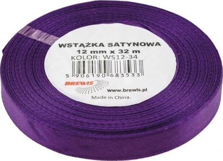 BREWIS Wstążka satynowa BREWIS 12mm/32m kolor 34 Brewis