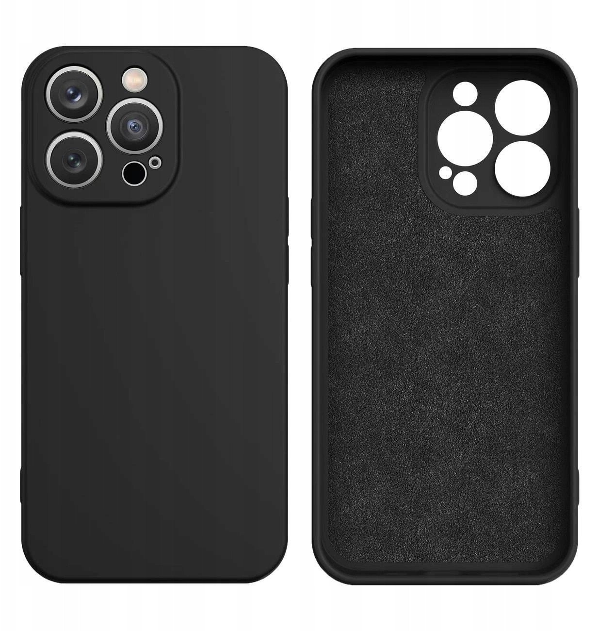 Etui Silicone Case na Samsung Galaxy S25 Edge - czarne