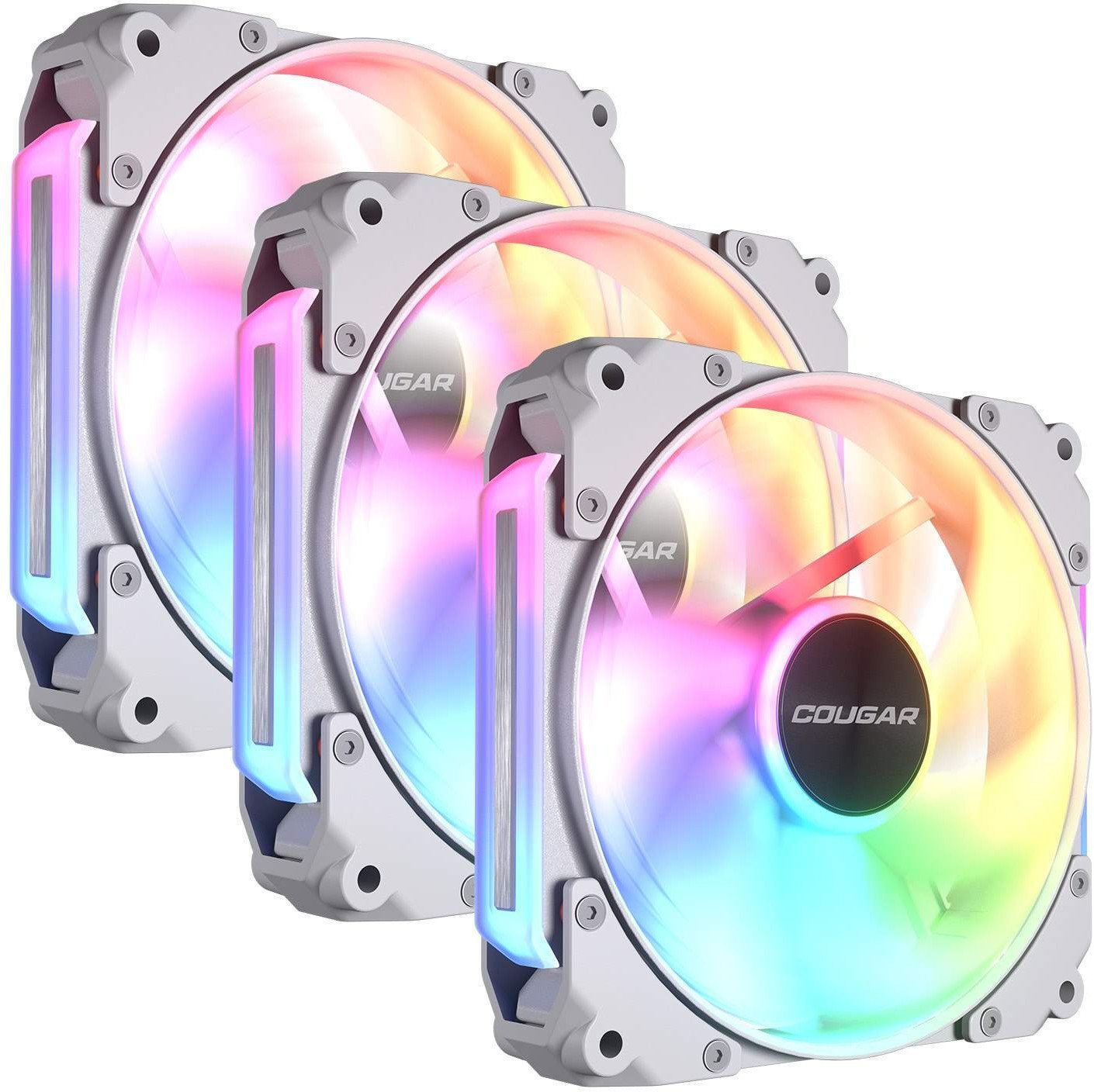COUGAR Gehäuse Lüfter Apolar 120ARGB,Reverse Blade,Weiß 3er-