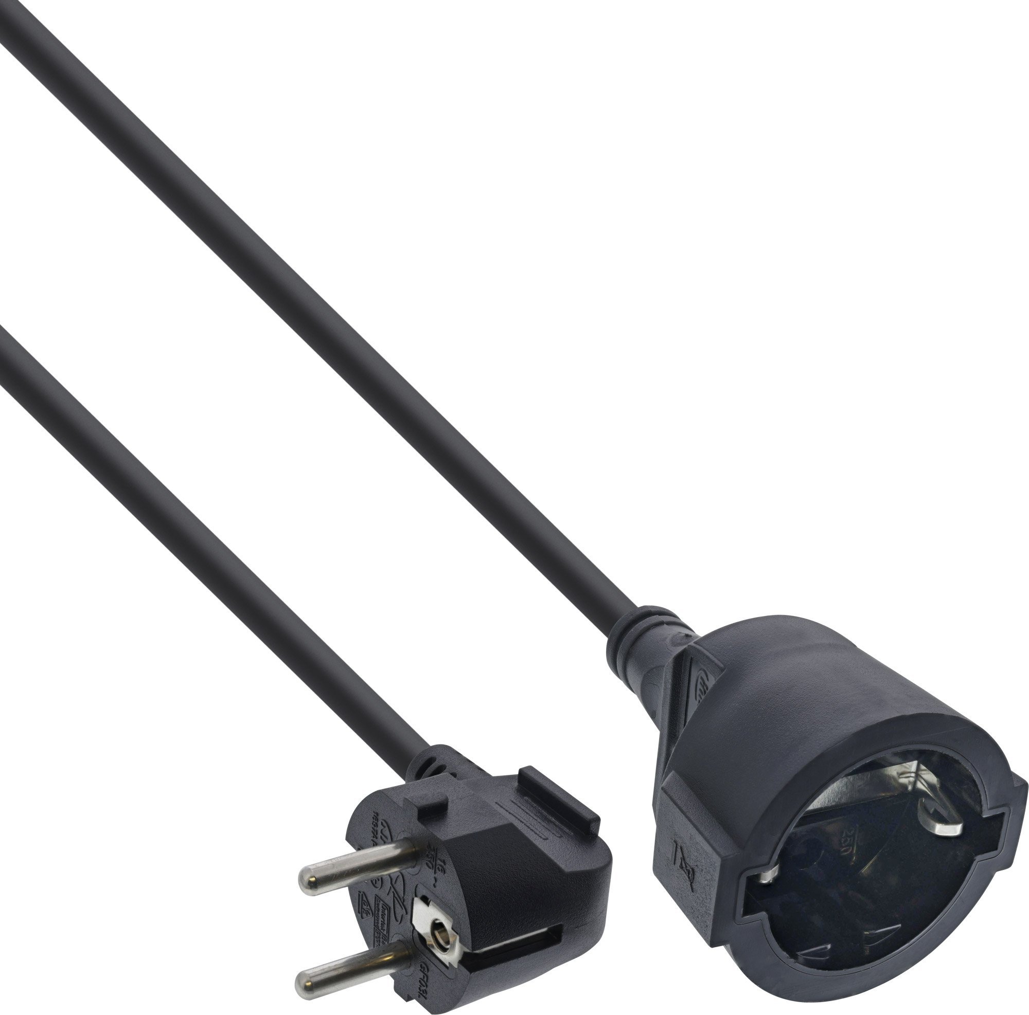 InLine InLine® Power Extension Cable angeld Type F black 10m