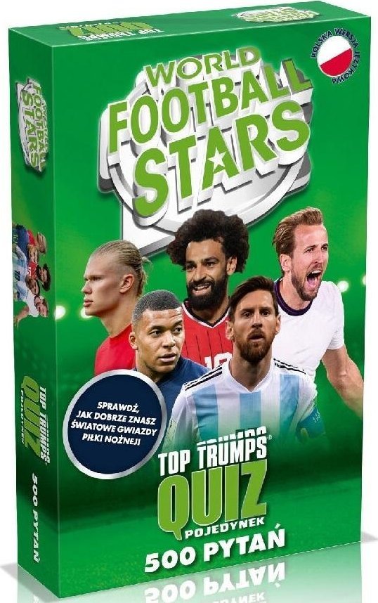 Winning Moves Top Trumps World Football Stars w pudełku